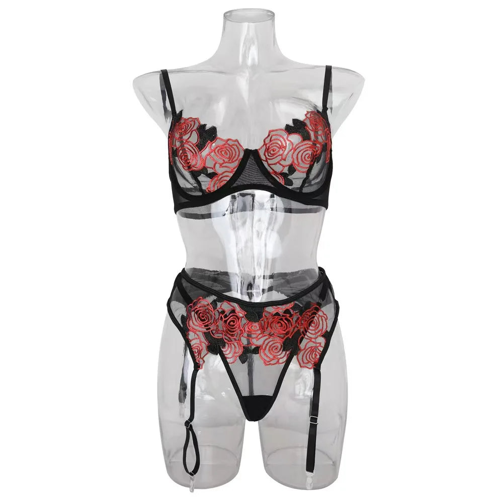 My Rosa - 3 piece lingerie set